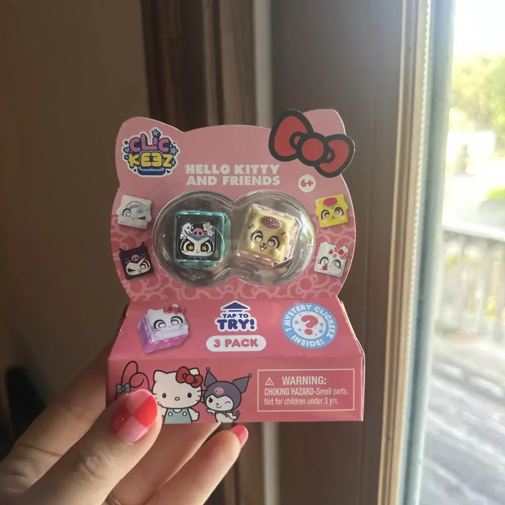 New Clickeez Hello Kitty 3 Pack New Viral Goliath Games